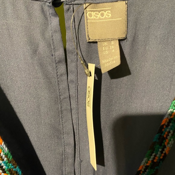 🌟ASOS Design Flare sleeve romper embroidered🌟 - Picture 7 of 9